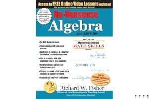 No-Nonsense Algebra: Part of the Mastering Essential Math Skills Series book cover