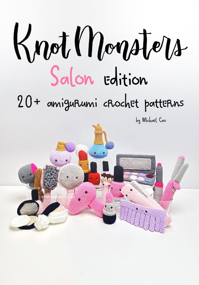 Knotmonsters: Salon edition: 20+ amigurumi crochet patterns book cover
