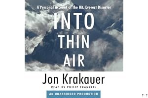 Into Thin Air: A Personal Account of the Mt. Everest Disaster book cover