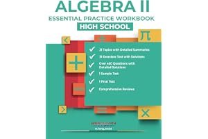 ALGEBRA II ESSENTIAL PRACTICE WORKBOOK: HIGH SCHOOL book cover