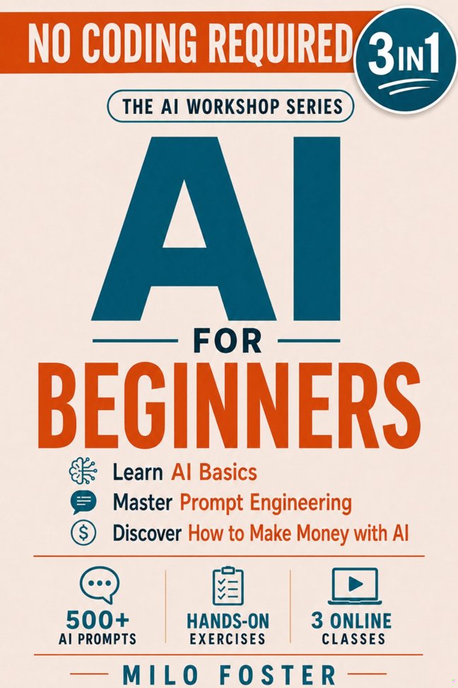 AI for Beginners: [3 in 1]: Learn AI Basics, Master Prompt Engineering, and Discover How to Make Money with AI - NO CODING REQUIRED (THE AI WORKSHOP by Milo Foster Book 4) book cover