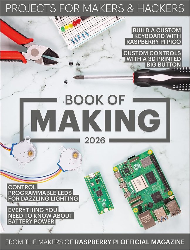 Book of Making 2026: Projects for Makers and Hackers book cover