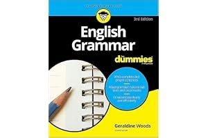 English Grammar for Dummies book cover