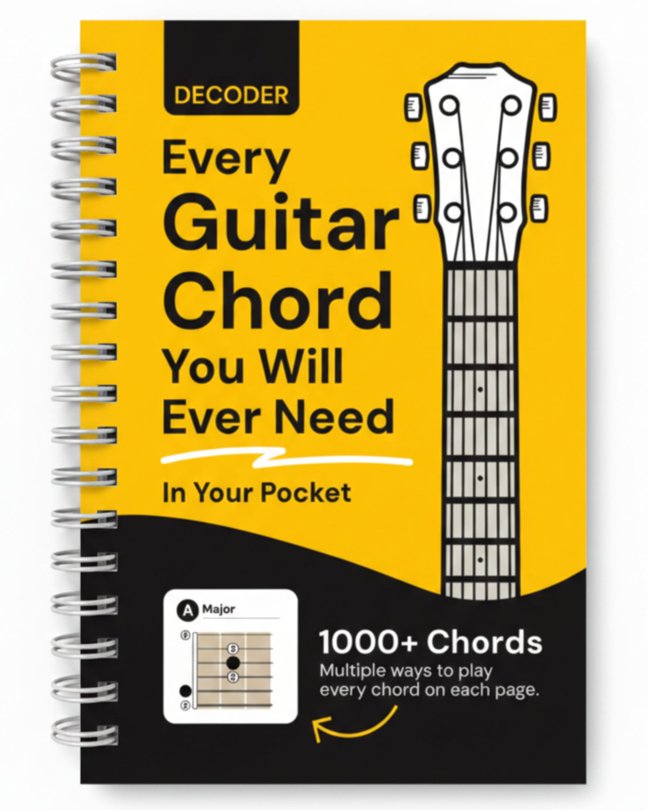 Every Guitar Chord You Will Ever Need (In Your Pocket): Guitar Chord Book book cover