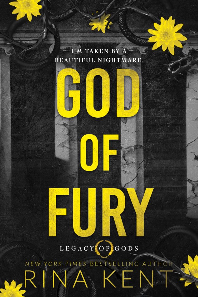God of Fury: A Dark MM College Romance (Legacy of Gods Book 5) book cover