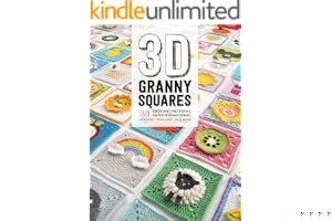 3D Granny Squares: 100 Crochet Patterns for Pop-Up Granny Squares book cover