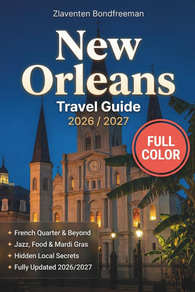 New Orleans Travel Guide 2026/2027: Explore the French Quarter, Frenchmen Street, Garden District & Beyond with Real Itineraries, Local Eats, Mardi Gras Planning & Neighbourhood Maps book cover