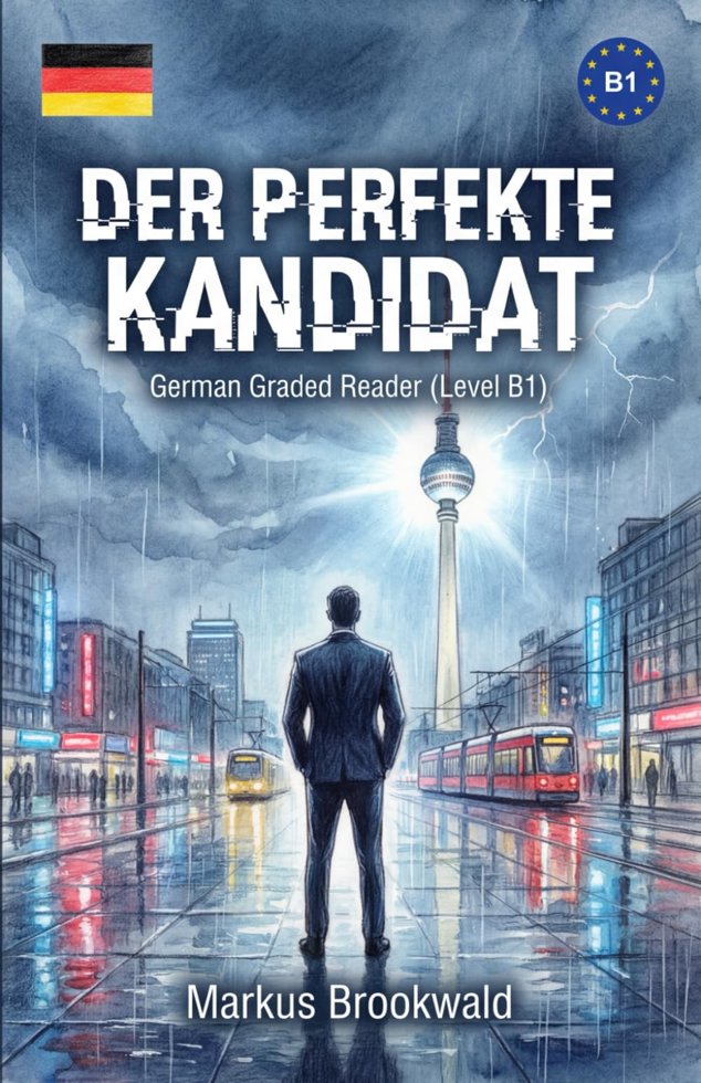 Der perfekte Kandidat: German Graded Reader (Level B1) book cover