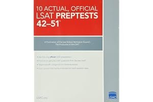 10 Actual 42-51, Official LSAT Preptests: (preptests 42-51) book cover