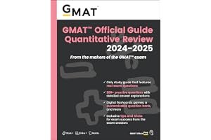 GMAT Official Guide Quantitative Review 2024-2025: Book + Online Question Bank book cover