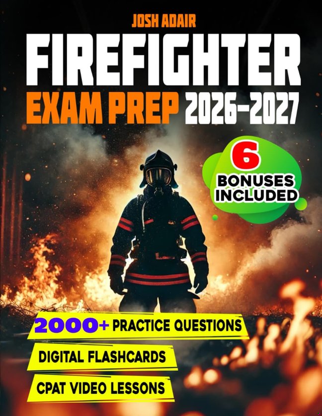 Firefighter Exam Prep: The All-in-One Study Guide to Mastering the Test in No Time – Save Effort with Real Simulations, and Proven CPAT Physical Strategies to Get Ready Without the Stress book cover