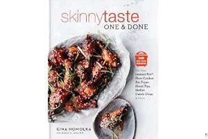 Skinnytaste One and Done: 140 No-Fuss Dinners for Your Instant Pot(r), Slow Cooker, Air Fryer, Sheet Pan, Skillet, Dutch Oven, and More: A Cookbook book cover