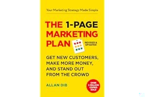 The 1-Page Marketing Plan: Get New Customers, Make More Money, And Stand out From The Crowd book cover