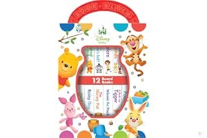 Disney Baby - Winnie the Pooh - My First Library Board Book Block 12-Book Set - Pi Kids book cover