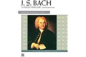 Bach -- 18 Short Preludes book cover