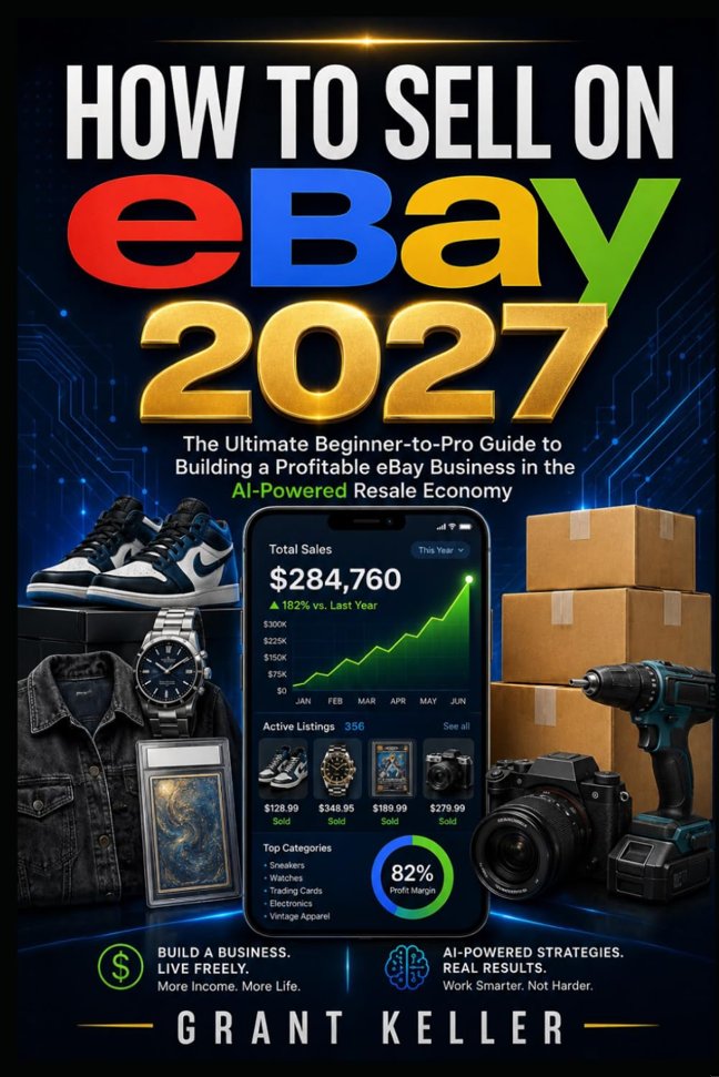 How to Sell on eBay 2027: The Ultimate Beginner-to-Pro Guide to Building a Profitable eBay Business in the AI-Powered Resale Economy book cover