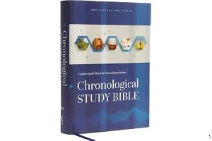 NIV, Chronological Study Bible, Hardcover, Comfort Print: Holy Bible, New International Version book cover