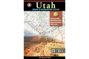 Utah Road & Recreation Atlas Map book cover
