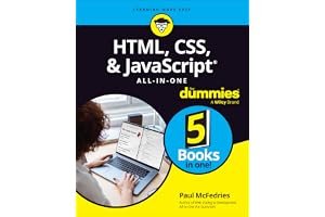 HTML, CSS, & JavaScript All-in-One For Dummies book cover