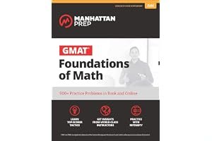 GMAT Foundations of Math: 900+ Practice Problems in Book and Online book cover