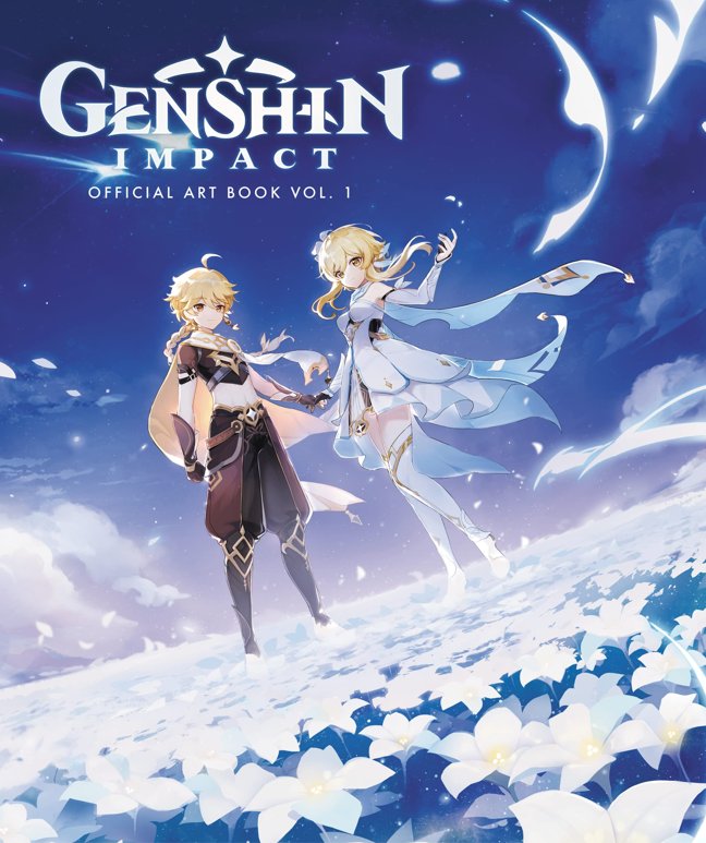 Genshin Impact: Official Art Book Vol. 1: Explore the realms of Genshin Impact in this official collection of art. Packed with character designs, character trailer art, and celebratory illustrations. book cover