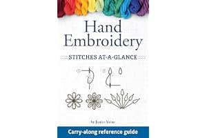 Hand Embroidery Stitches At-A-Glance book cover