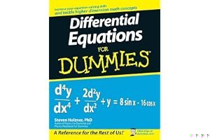 Differential Equations for Dummies book cover