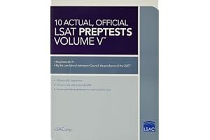 10 Actual, Official LSAT Preptests Volume V: (preptests 62-71) book cover