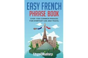 Easy French Phrase Book: Over 1500 Common Phrases For Everyday Use And Travel book cover
