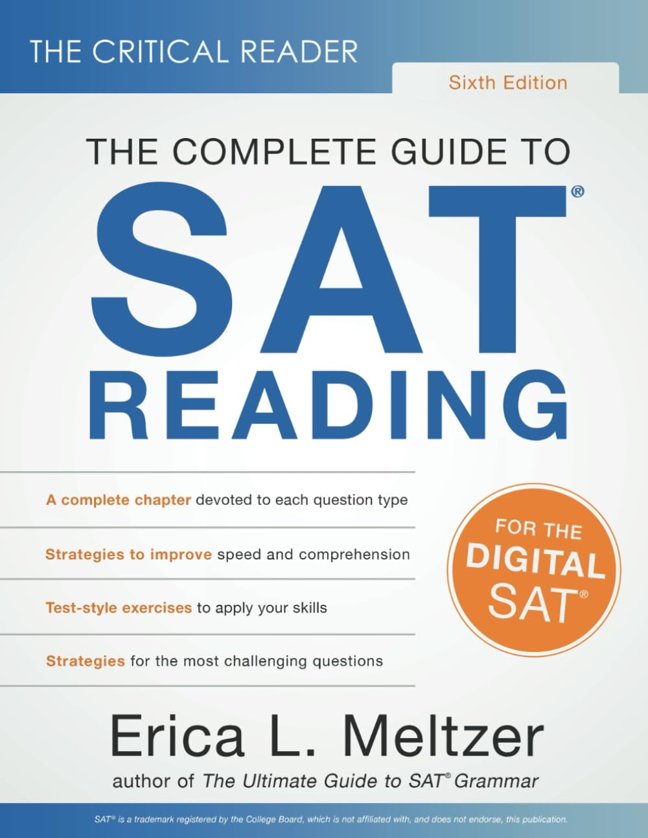 The Critical Reader, Sixth Edition: The Complete Guide to SAT Reading book cover