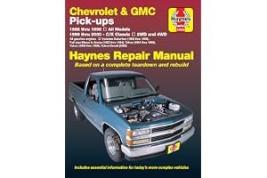 Chevrolet & GMC Pick-ups (88-98) & C/K (99-00) Haynes Repair Manual book cover