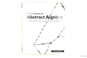 A First Course in Abstract Algebra book cover