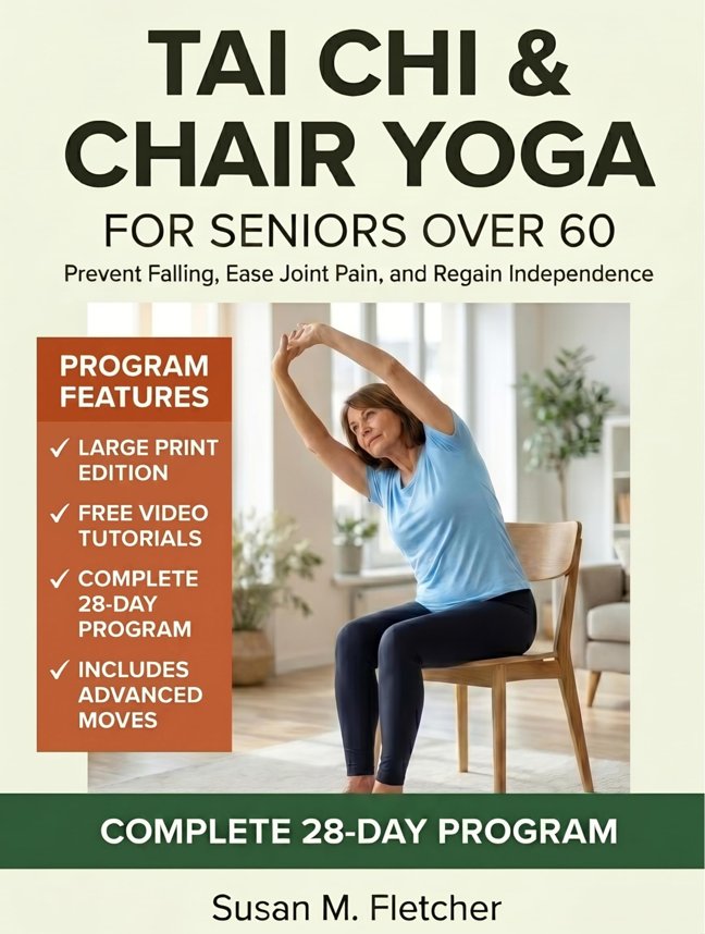 Tai Chi & Chair Yoga for Seniors Over 60: Prevent Falling and Start Living: 10-Minute Seated Flows to Rebuild Balance, Ease Joint Pain, and Regain Independence book cover