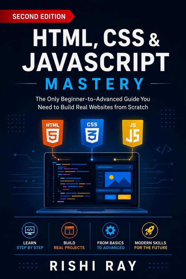 HTML, CSS & JavaScript Mastery: The Complete Frontend Web Development Handbook for Beginners to Advanced: Learn Step by Step to Build Real Websites, ... ... — Build Real Projects, Step by Step. 2) book cover