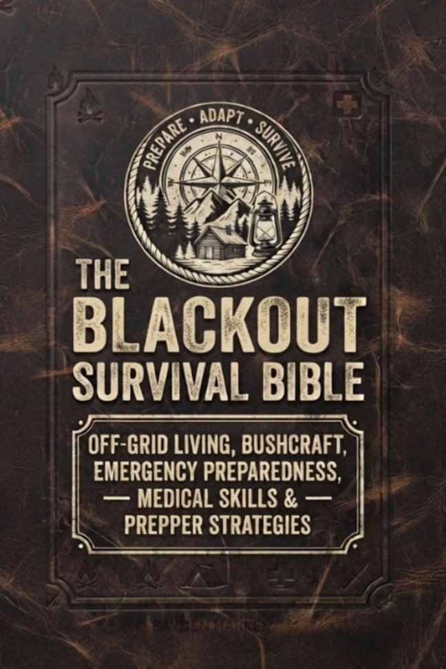 The Blackout Survival Bible: Off-Grid Living, Bushcraft, Emergency Preparedness, Medical Skills & Prepper Strategies book cover