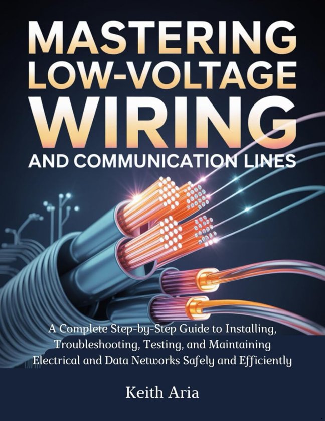 Mastering Low-Voltage Wiring and Communication Lines: A Complete Step-by-Step Guide to Installing, Troubleshooting, Testing, and Maintaining Electrical and Data Networks Safely and Efficiently book cover