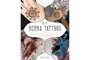 DIY Henna Tattoos: Learn Decorative Patterns, Draw Modern Designs and Create Everyday Body Art book cover