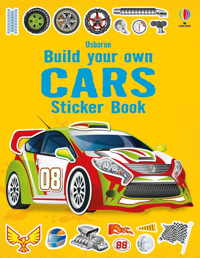 Build your own Cars Sticker book: Build And Customize your own Supercars in this Interactive Sticker Book book cover