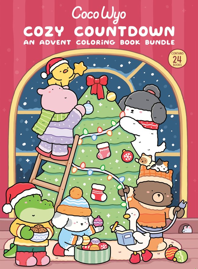 Cozy Countdown: An Advent Coloring Book Bundle book cover