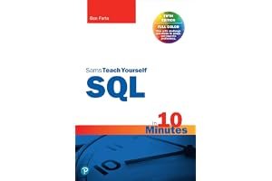 SQL in 10 Minutes a Day, Sams Teach Yourself book cover