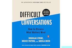 Difficult Conversations: How to Discuss What Matters Most book cover