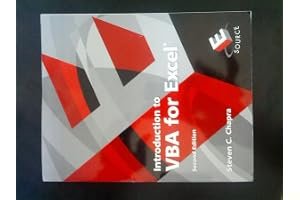 Introduction to VBA for Excel book cover