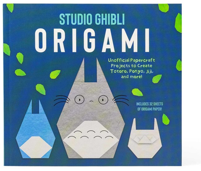 Studio Ghibli Origami: Unofficial Papercraft Projects to Create Totoro, Ponyo, Jiji, and more! (Origami Books) book cover