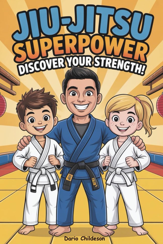 Jiu-Jitsu Superpower: Discover Your Strength!: A fun and inspiring BJJ book for kids ages 4–8 to build confidence, focus, respect, and heart — whether ... superpowers every young warrior has inside! book cover