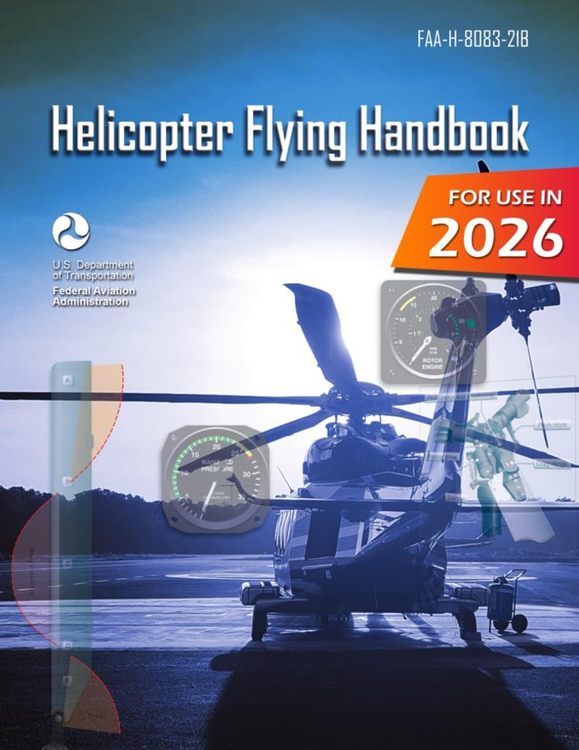 Helicopter Flying Handbook: FAA-H-8083-21B book cover