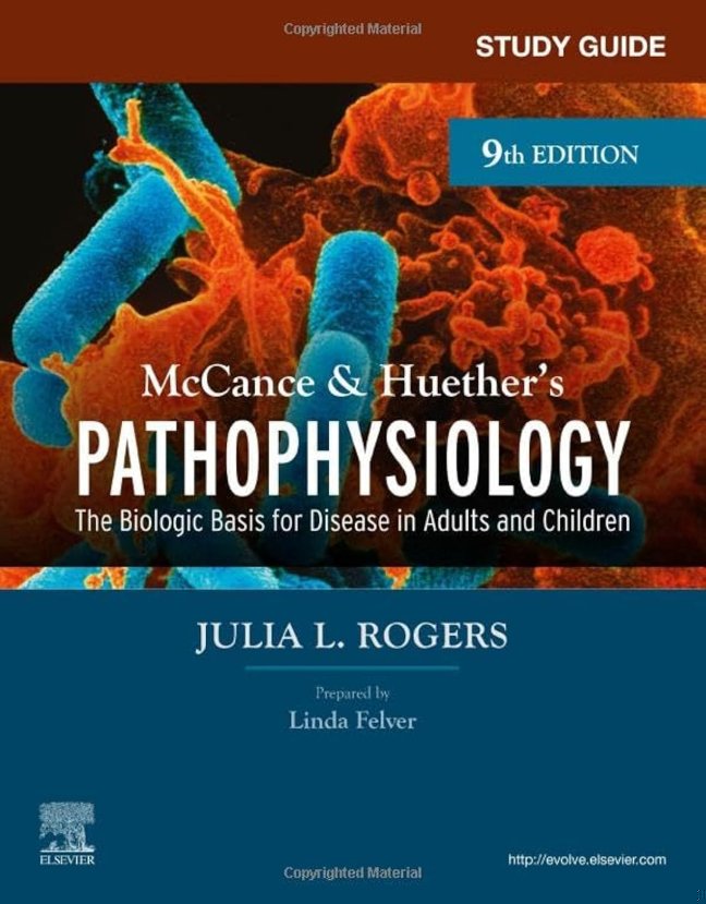 Study Guide for McCance & Huether’s Pathophysiology: The Biological Basis for Disease in Adults and Children book cover
