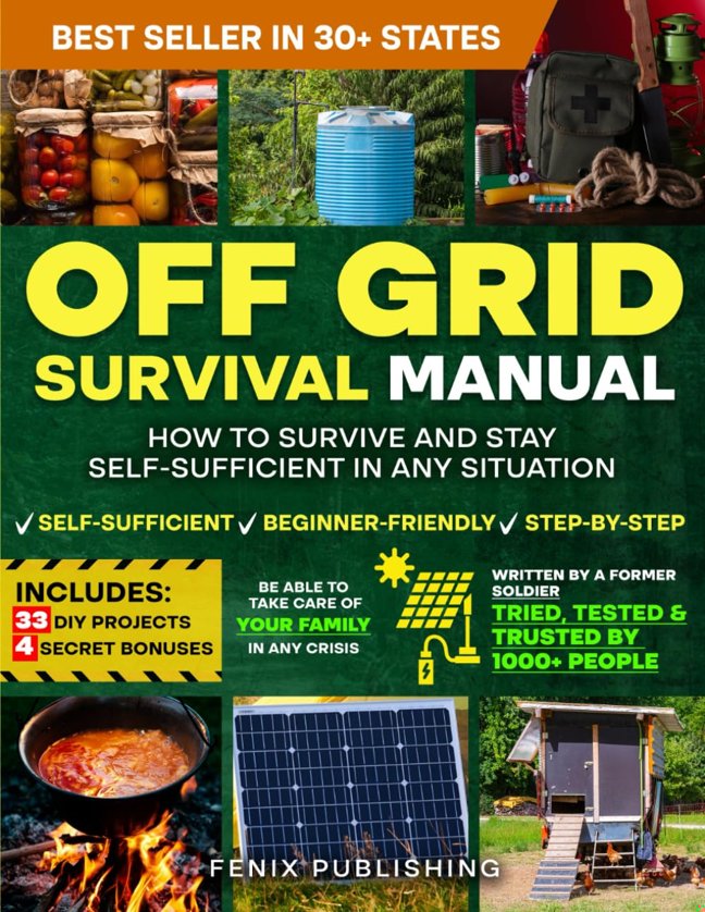 Off Grid Survival Book: Diy Survival Project Book - No Grid Survival Guide book cover