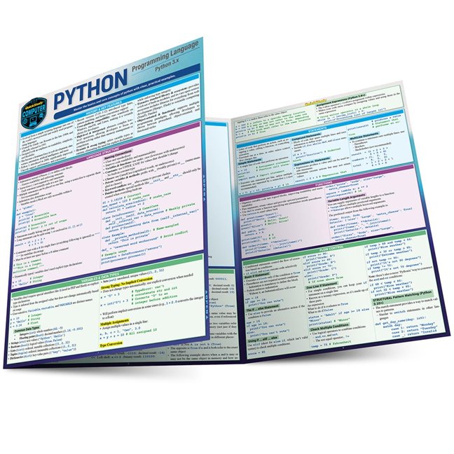 Python Programming Language: a QuickStudy Laminated Reference Guide book cover