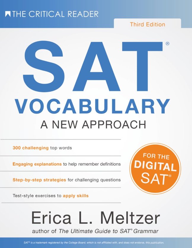 SAT® Vocabulary: A New Approach, Third Edition book cover