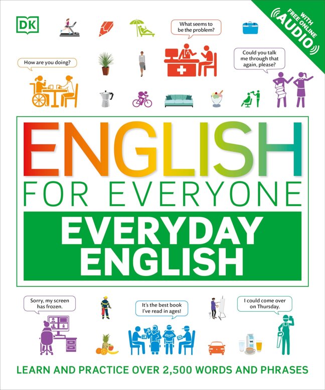 English for Everyone Everyday English: Learn and Practice Over 1,500 Words and Phrases book cover